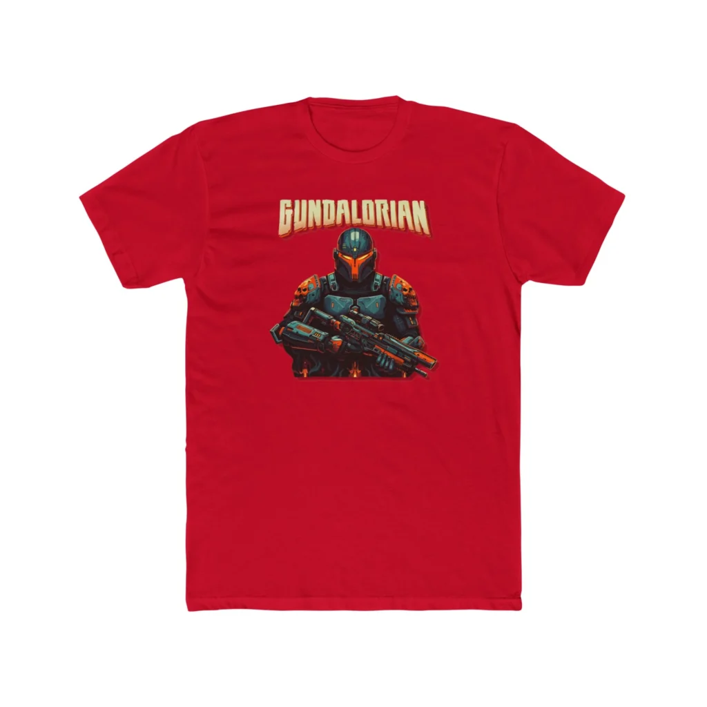 Mechalorian 4 Premium Men's Cotton Crew Tee
