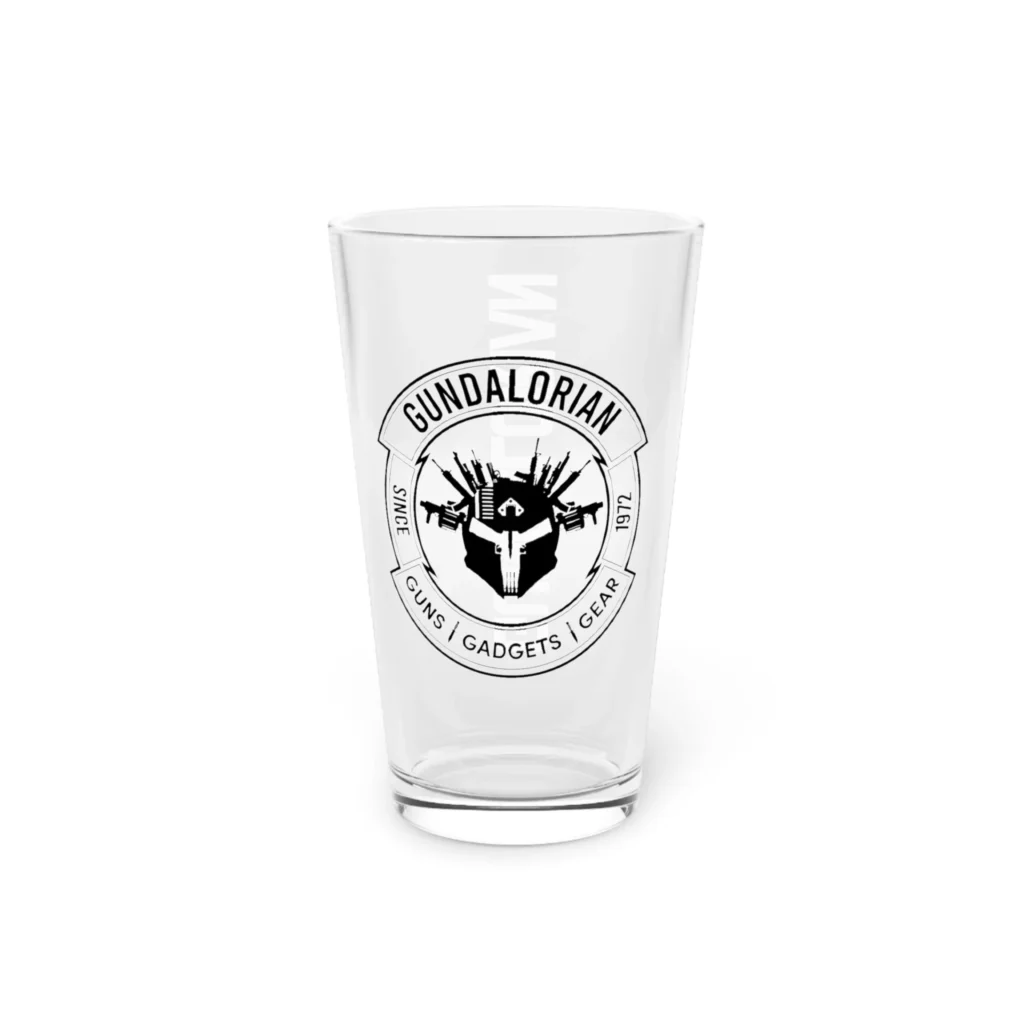 Gundalorian Pint Glass, 16oz