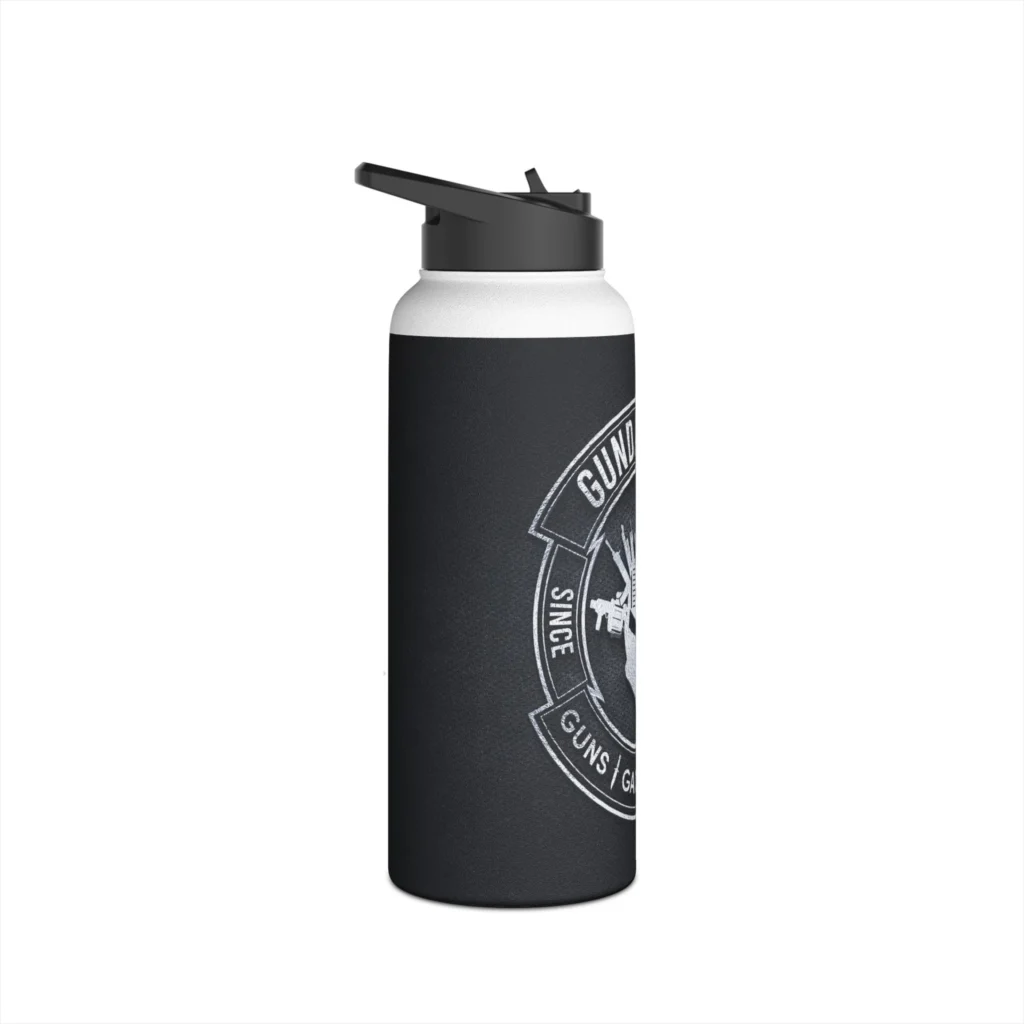 Gundalorian Stainless Steel Water Bottle, 3 Gundo Sizes