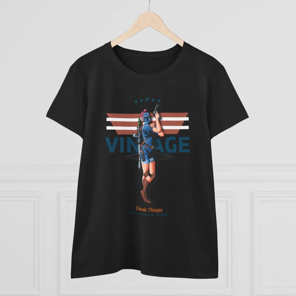 Rosie Vintage Women's Midweight Cotton Tee