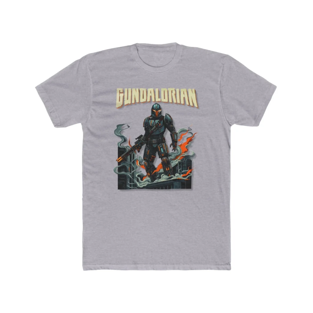 Mechalorian Siege Premium Men's Cotton Crew Tee