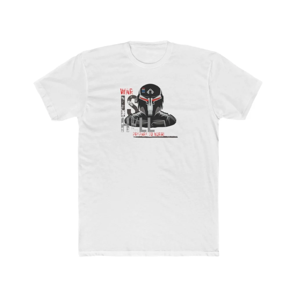 War is Hell Premium Men's Cotton Crew Tee
