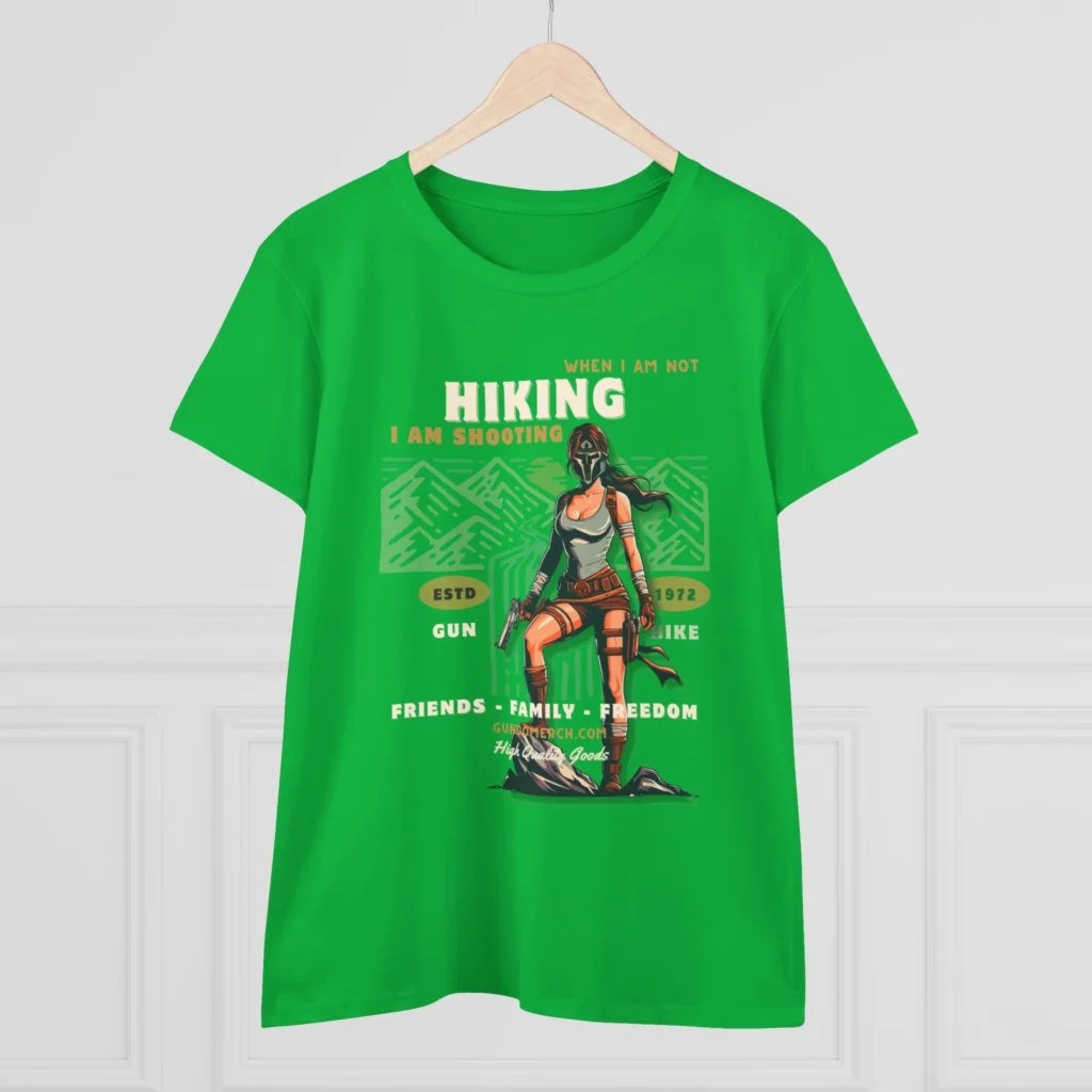 When I am not hiking... Women's Midweight Cotton Tee