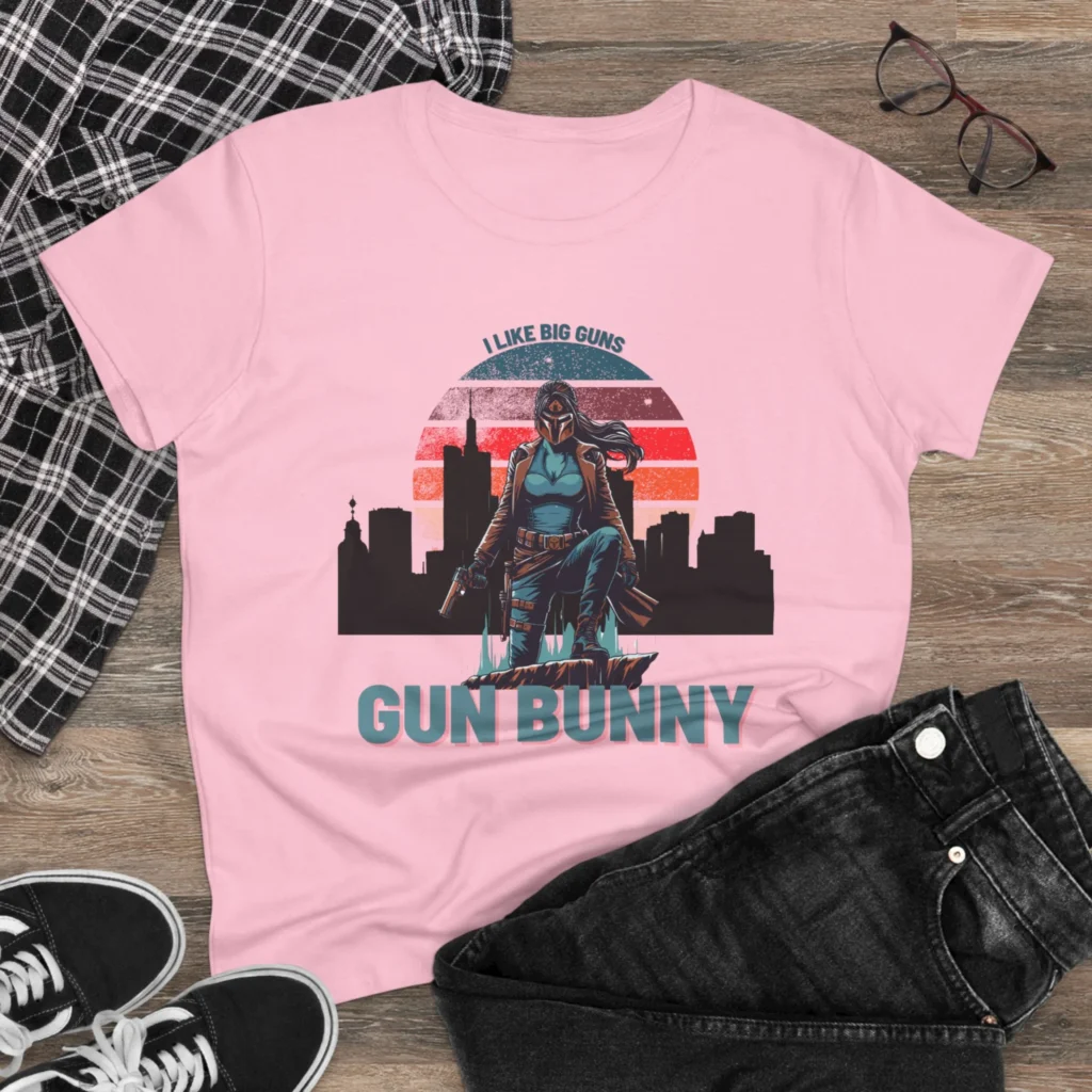 Gun Bunny Women's Midweight Cotton Tee