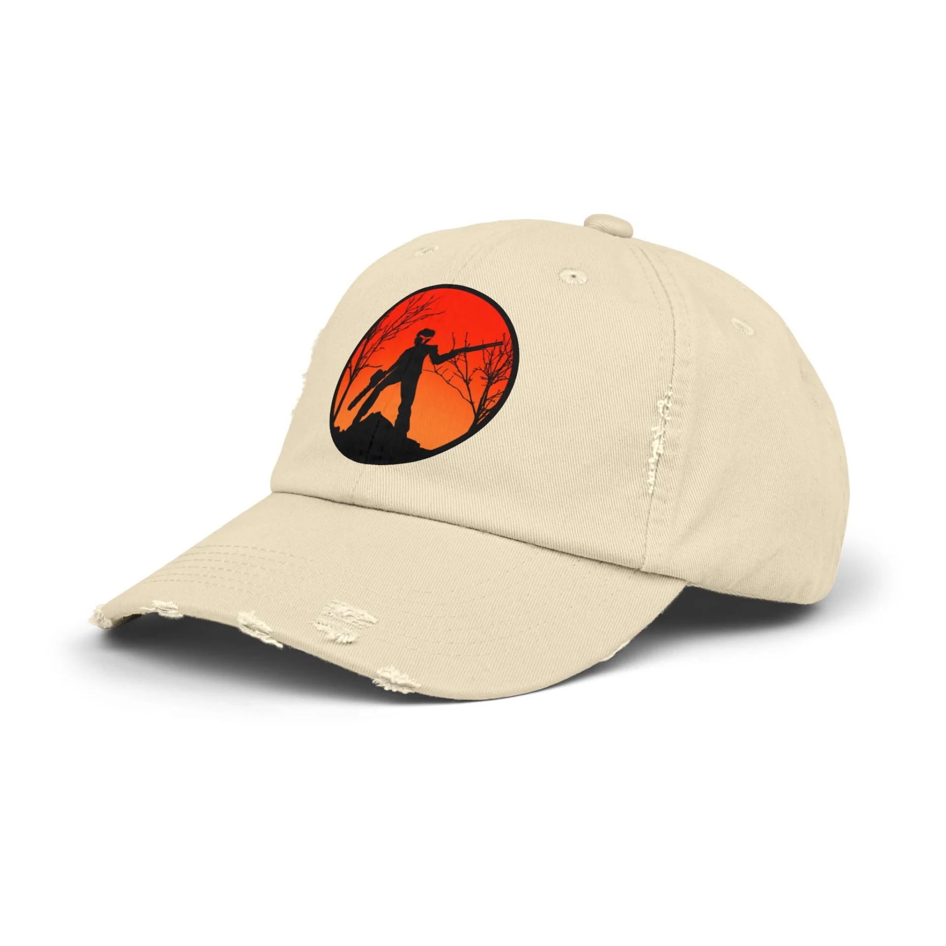 Evil-Guns Unisex Distressed Cap - Image 6