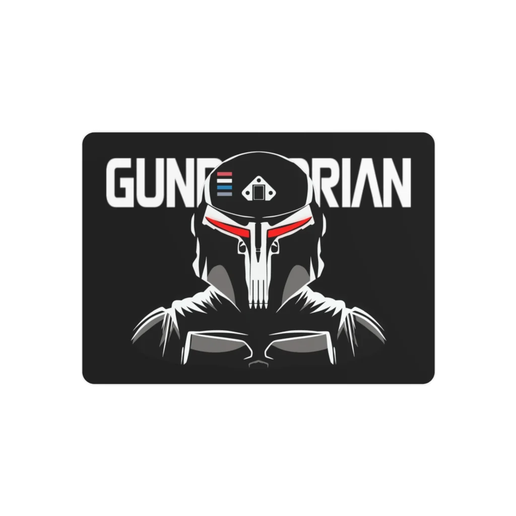 Gundalorian Black Metal Art Sign - Evil Red