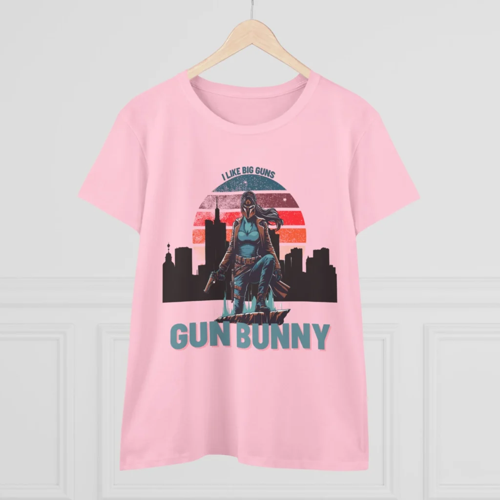 Gun Bunny Women's Midweight Cotton Tee