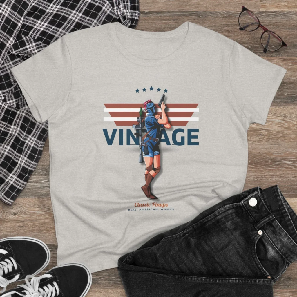 Rosie Vintage Women's Midweight Cotton Tee