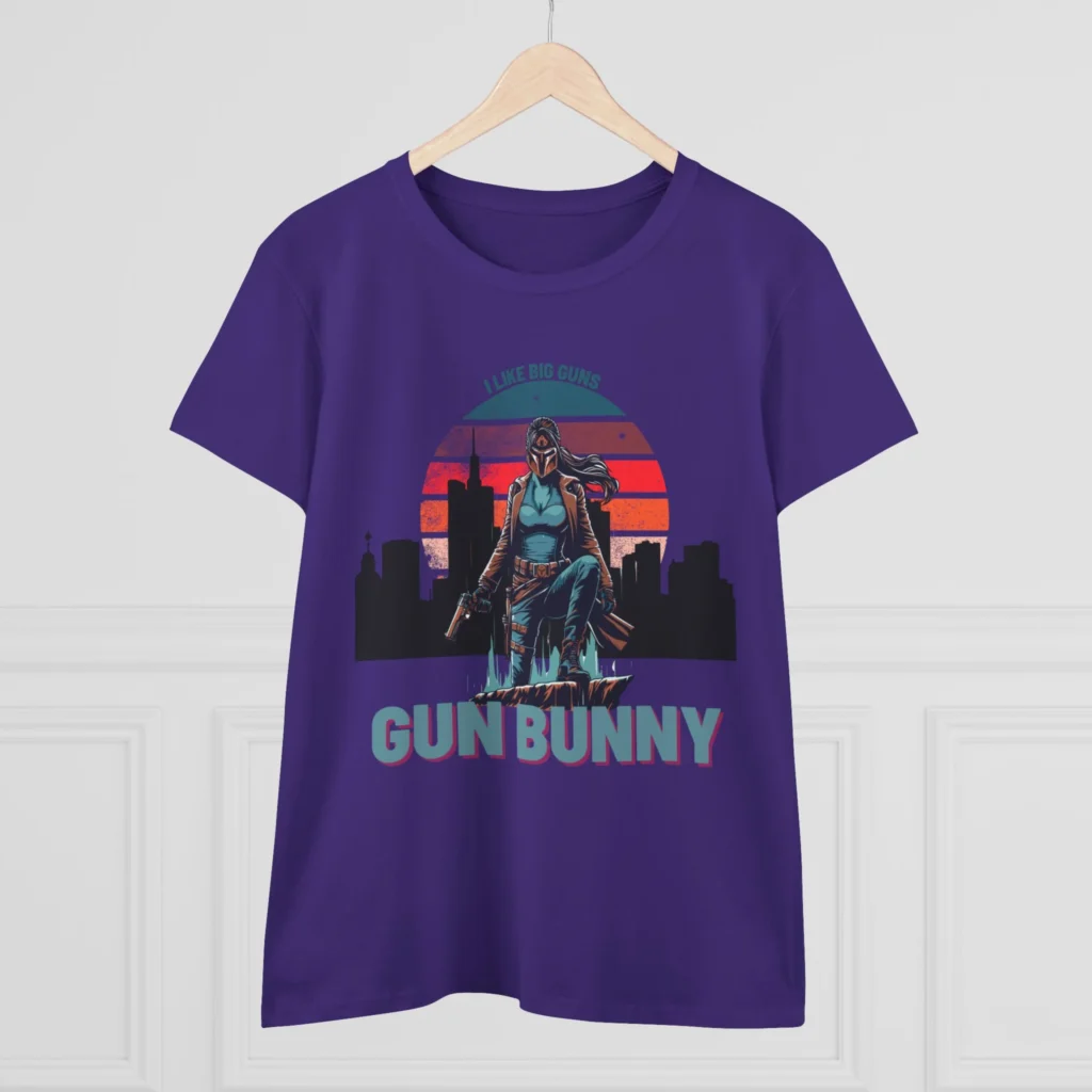 Gun Bunny Women's Midweight Cotton Tee
