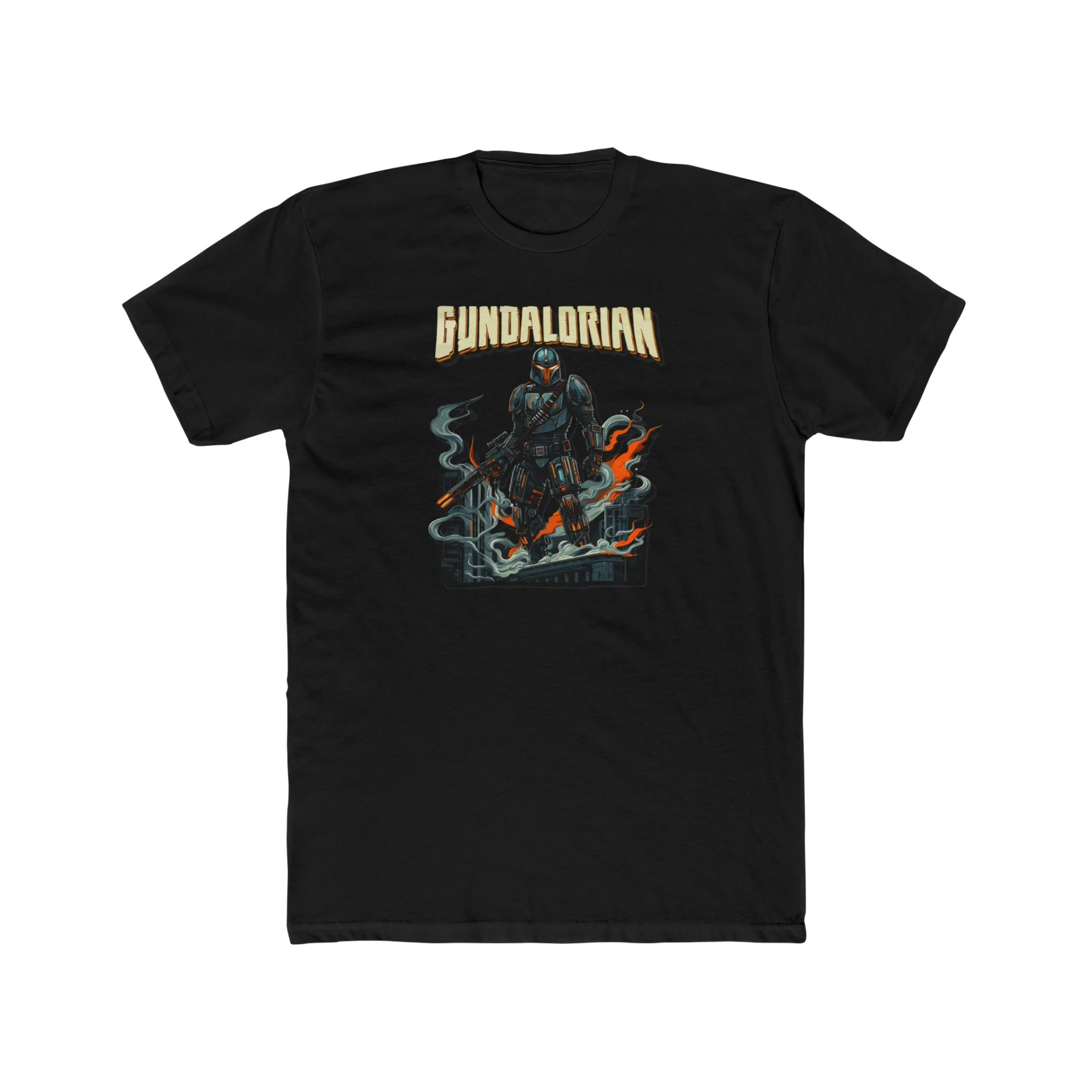 Mechalorian Siege Premium Men's Cotton Crew Tee