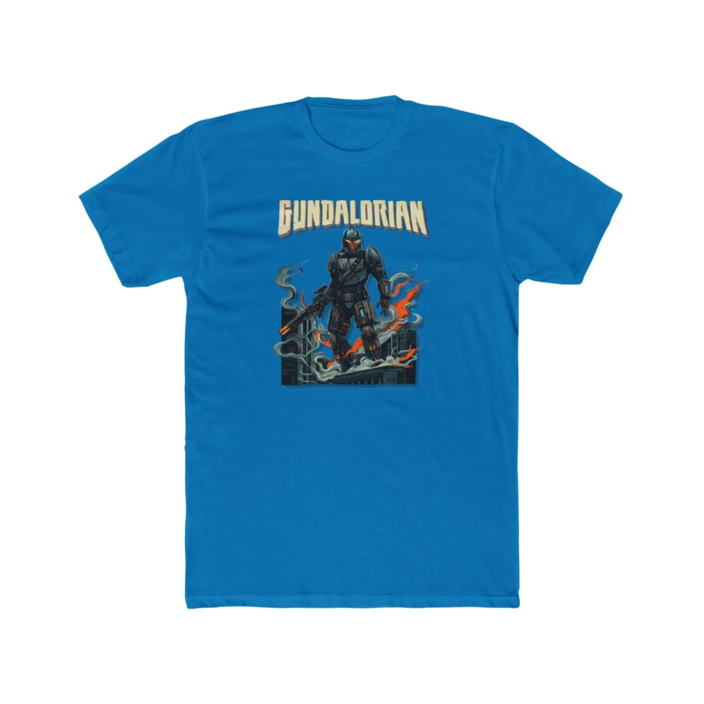Mechalorian Siege Premium Men's Cotton Crew Tee