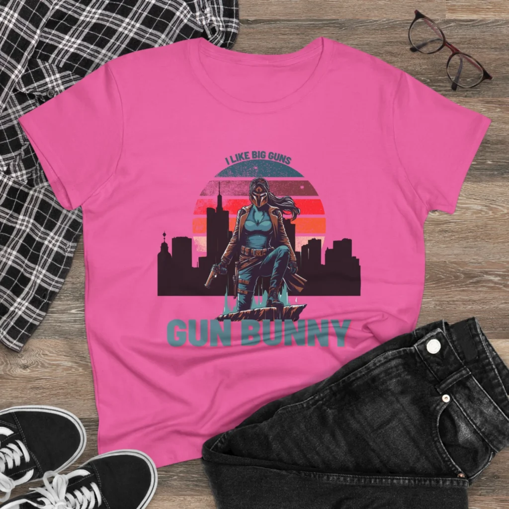 Gun Bunny Women's Midweight Cotton Tee