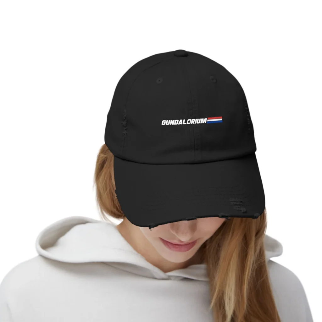 Gundalorium Unisex Distressed Cap