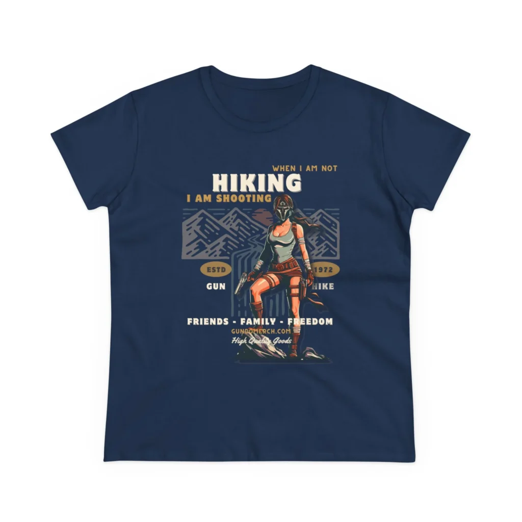 When I am not hiking... Women's Midweight Cotton Tee