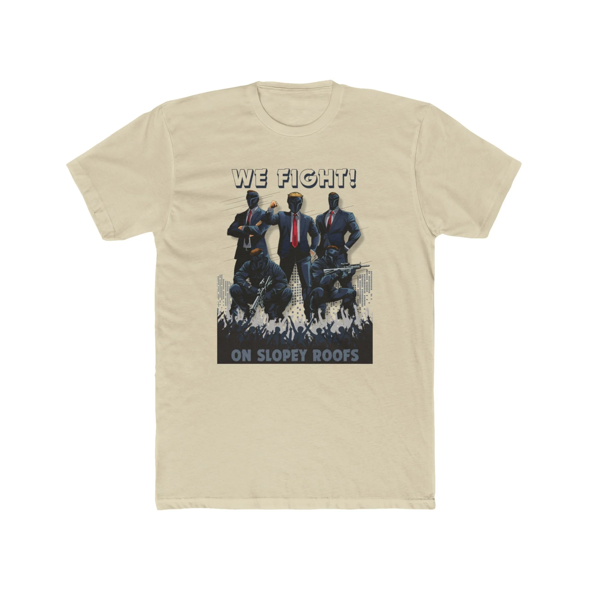 We Fight On Slopey Roofs MAGA T-Shirt - Image 7