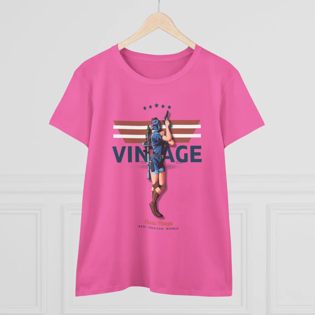 Rosie Vintage Women's Midweight Cotton Tee