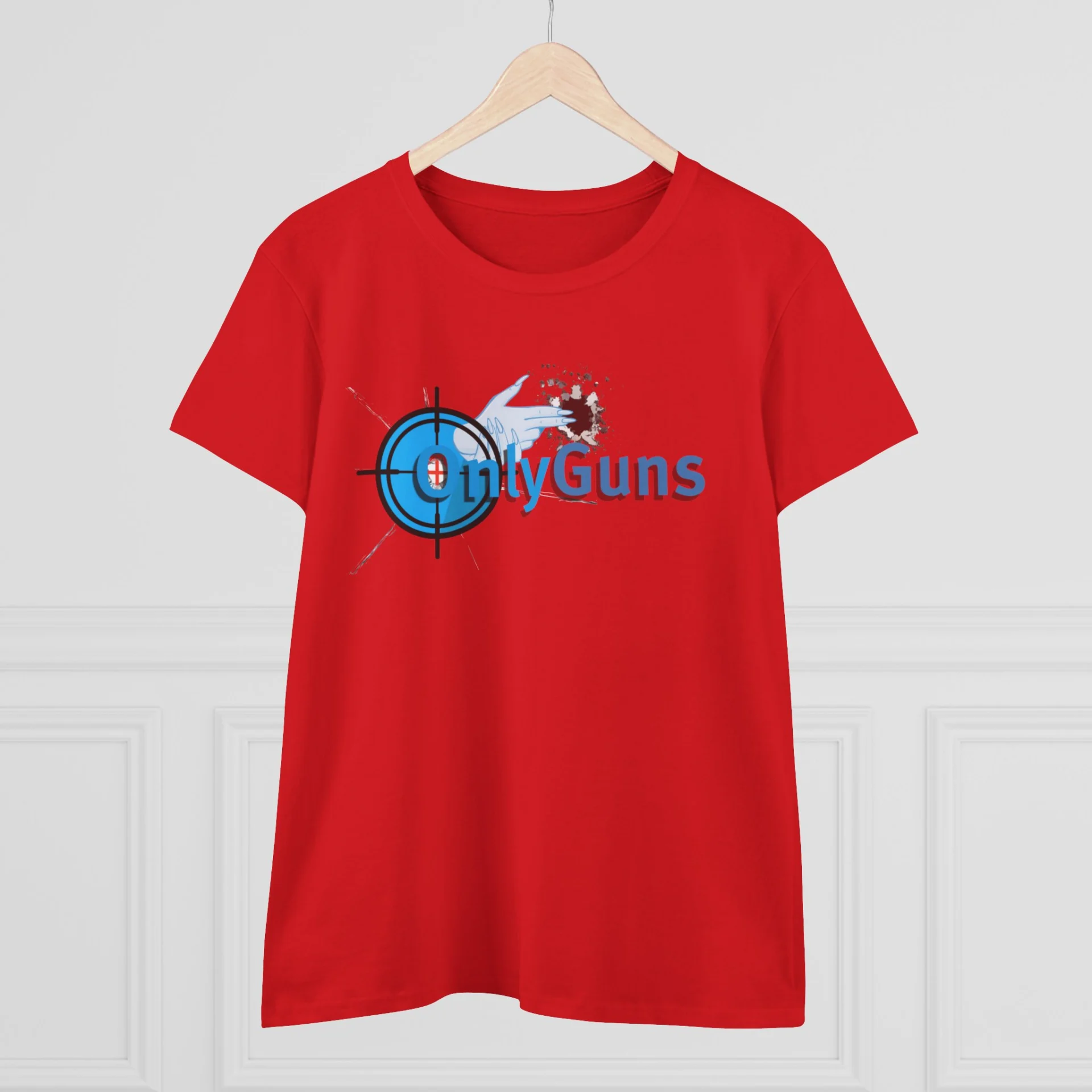 OnlyGuns Women's Midweight Cotton Tee - Image 31