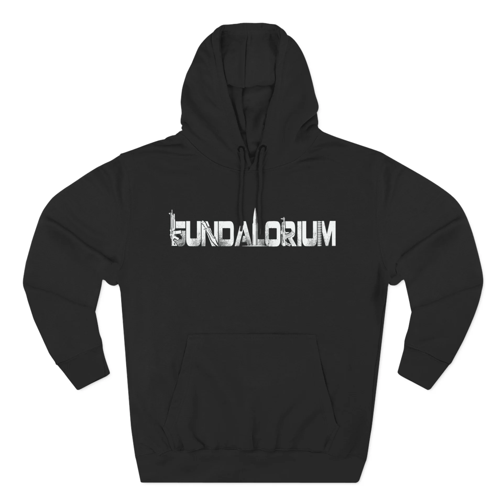 Gundalorium QR Three-Panel Fleece Hoodie - Image 5
