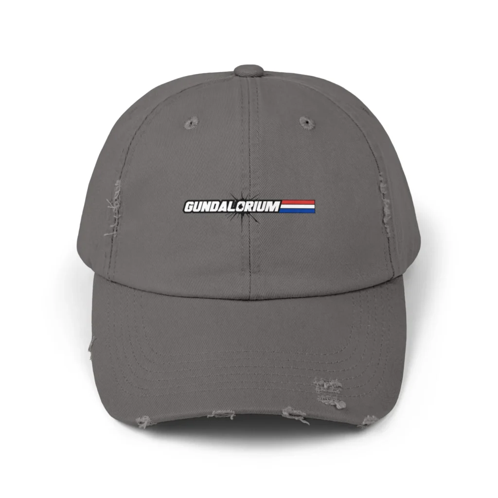 Gundalorium Unisex Distressed Cap