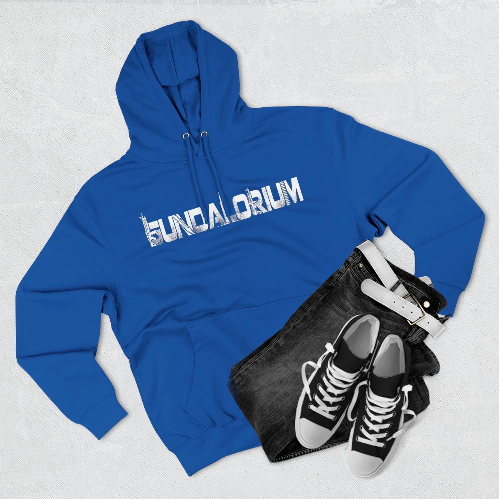 Gundalorium QR Three-Panel Fleece Hoodie - Image 11