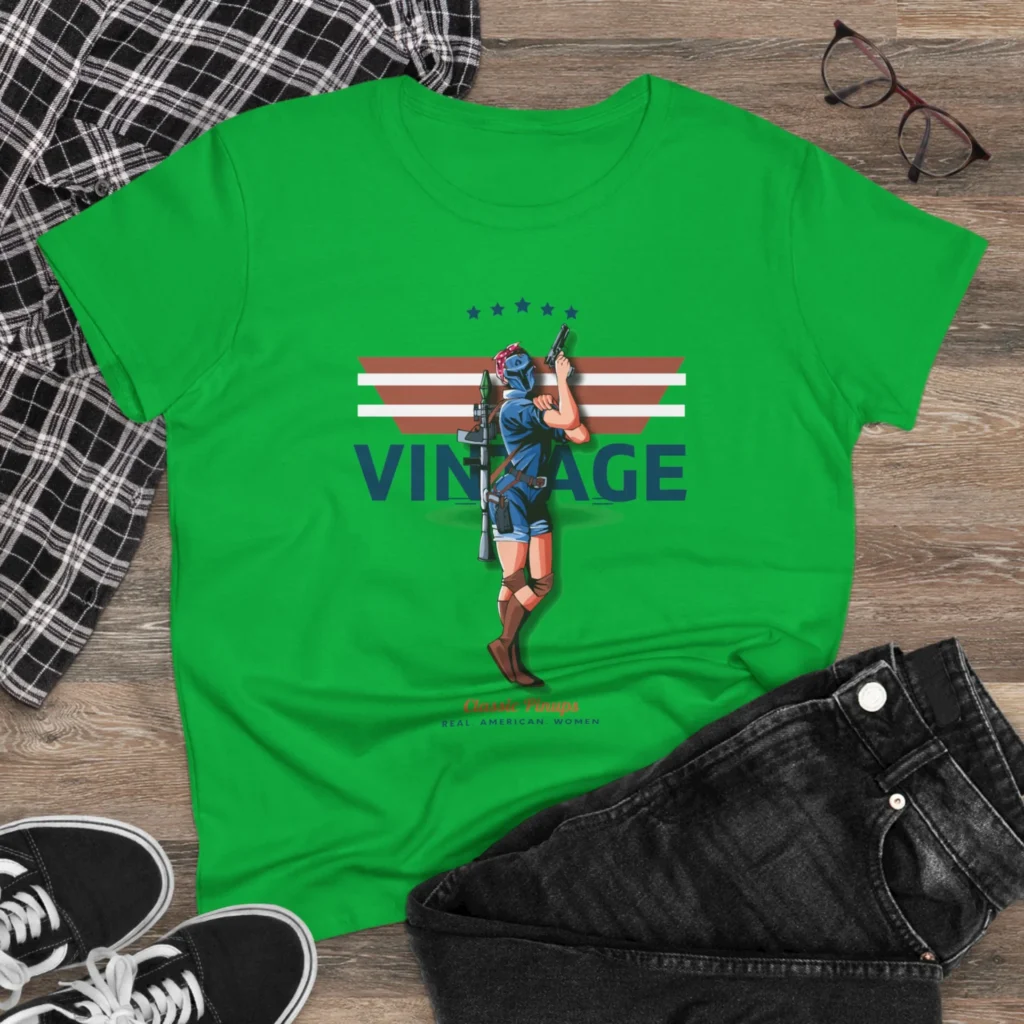 Rosie Vintage Women's Midweight Cotton Tee
