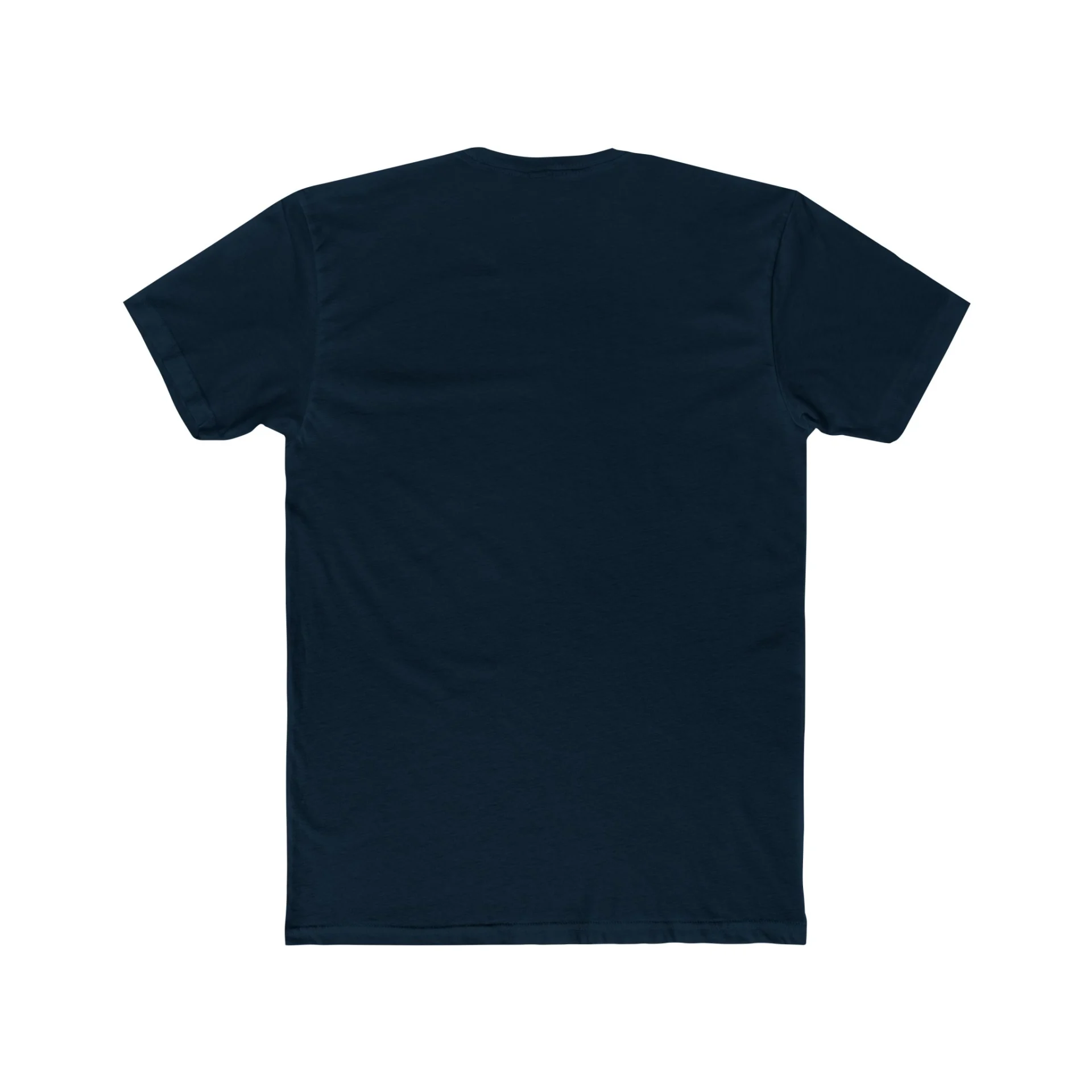 Gundalorian B/W Flag Two Premium Men's Cotton Crew Tee - Image 24
