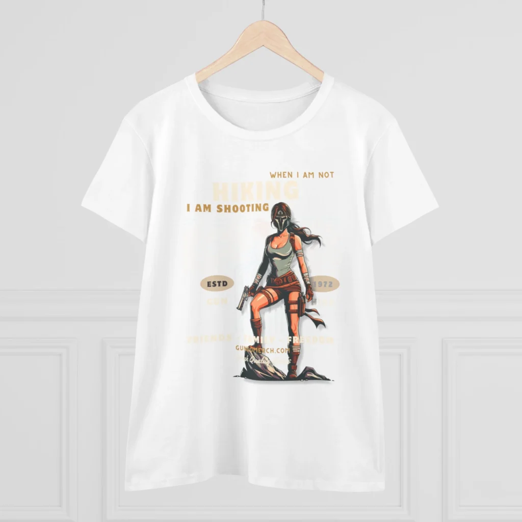 When I am not hiking... Women's Midweight Cotton Tee