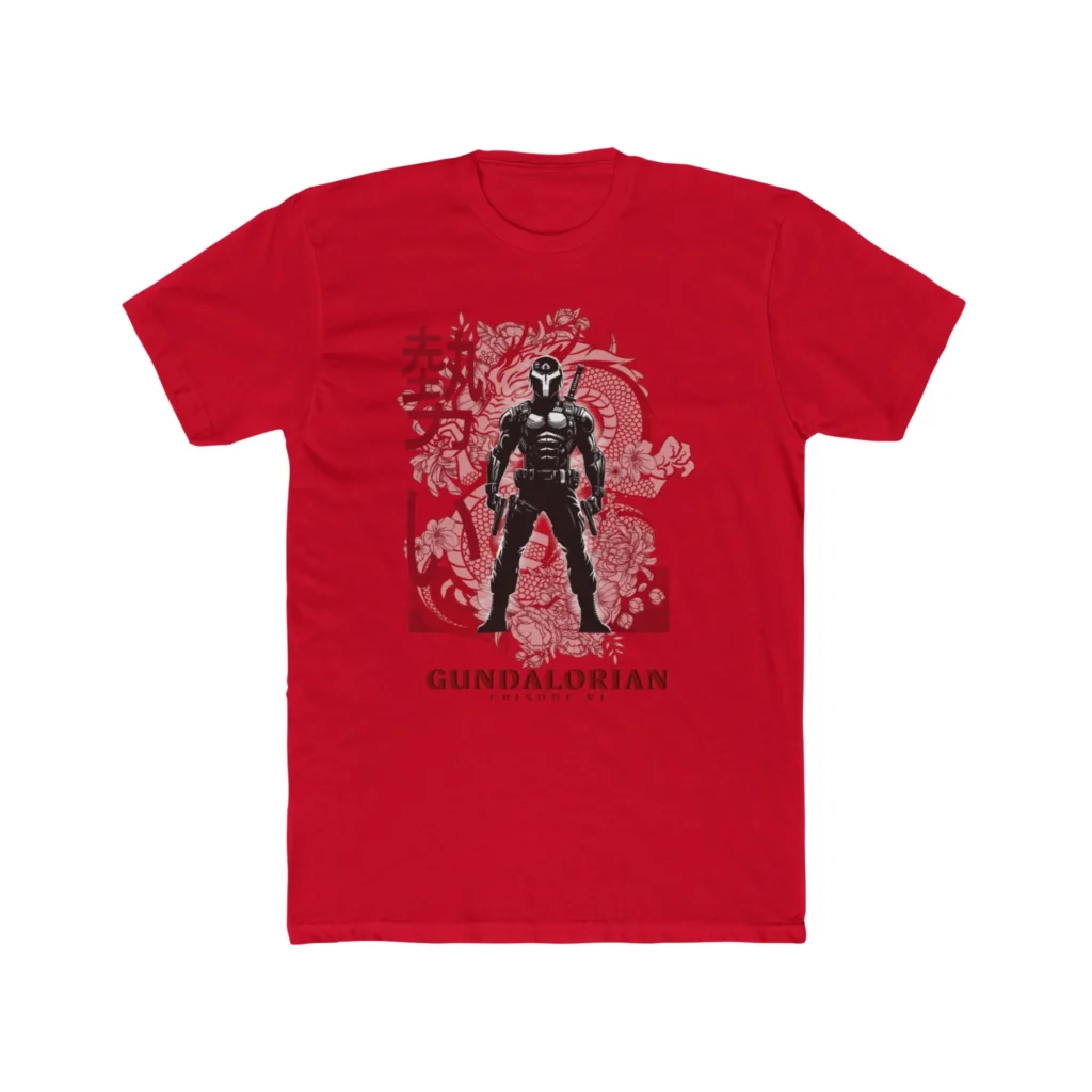 Gundalorian Dragon Premium Men's Cotton Crew Tee
