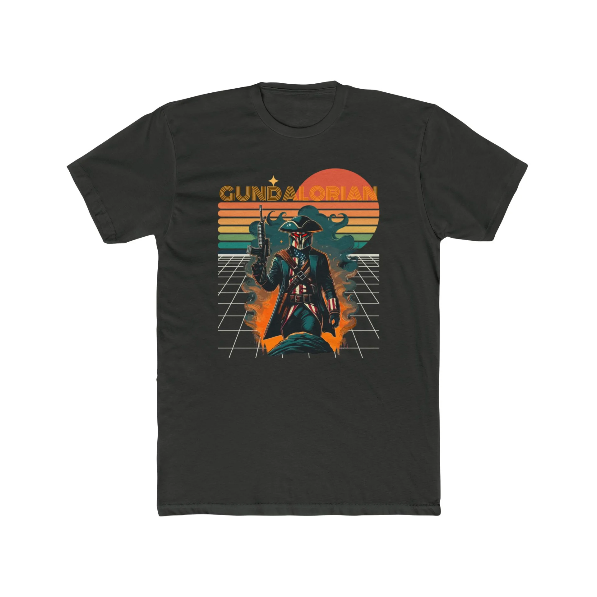 Patriot Retro Premium Men's Cotton Crew Tee - Image 15