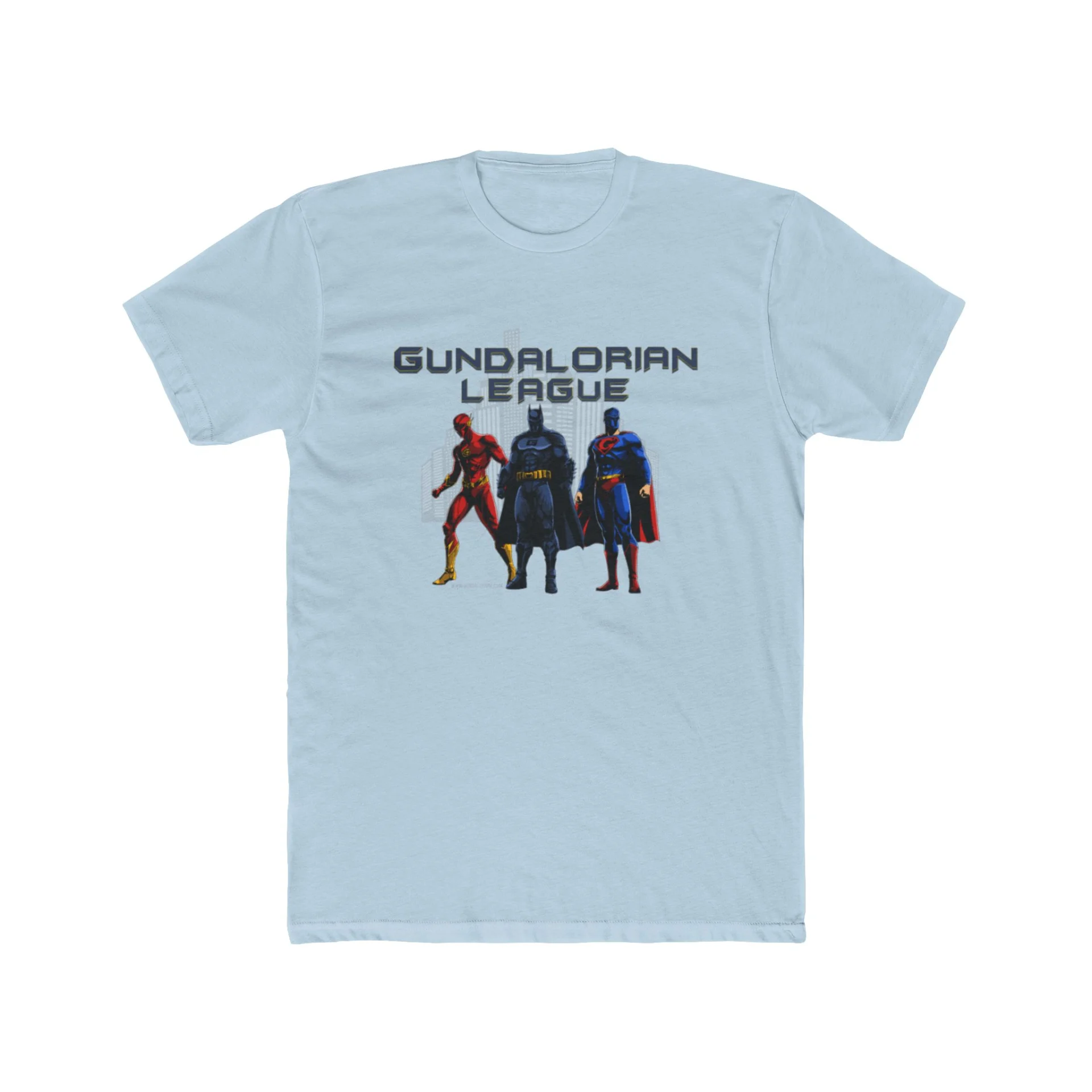 Gundalorian League Premium Men's Cotton Crew Tee - Image 13