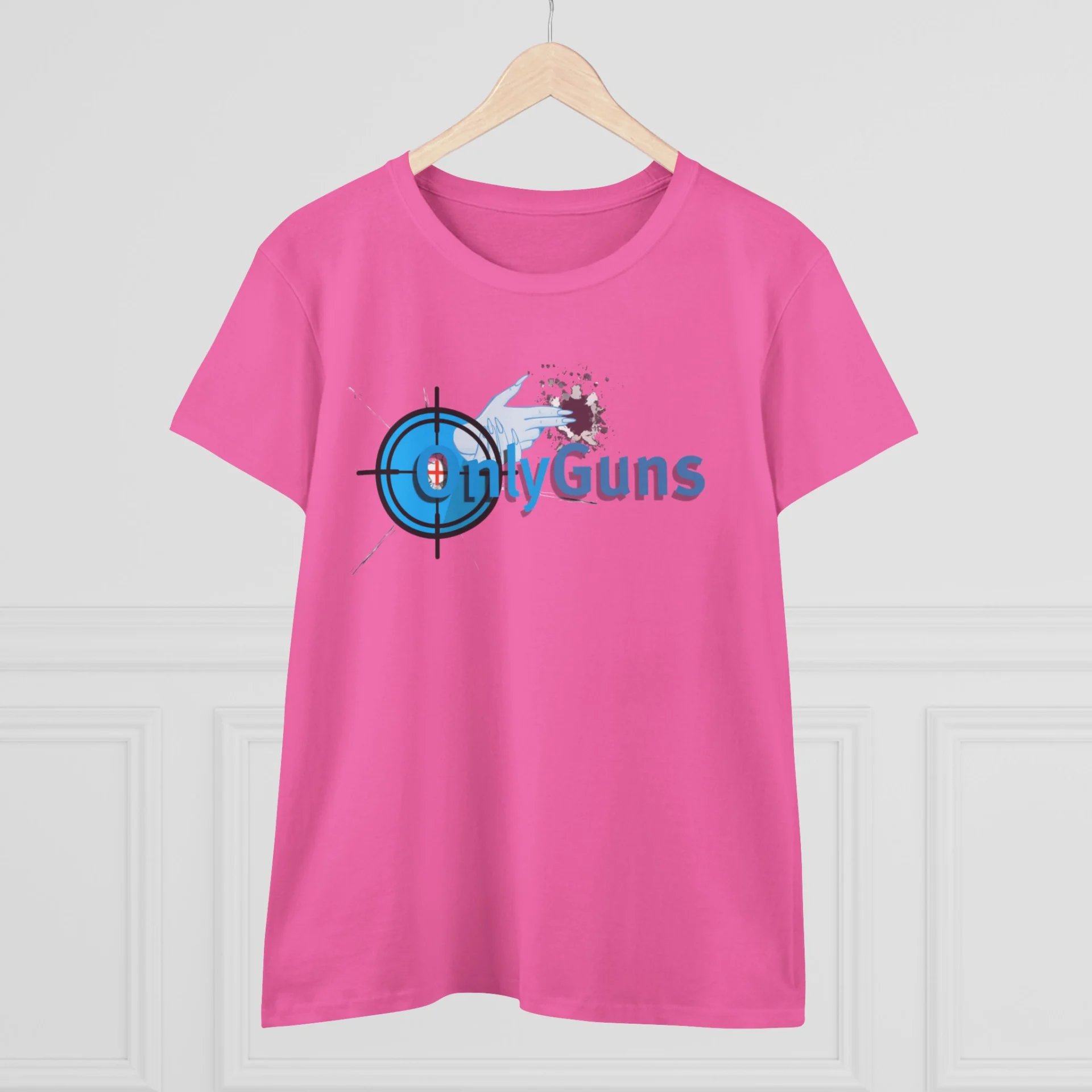 OnlyGuns Women's Midweight Cotton Tee - Image 23
