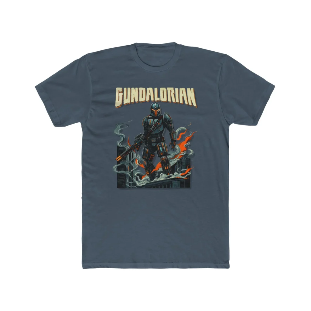 Mechalorian Siege Premium Men's Cotton Crew Tee