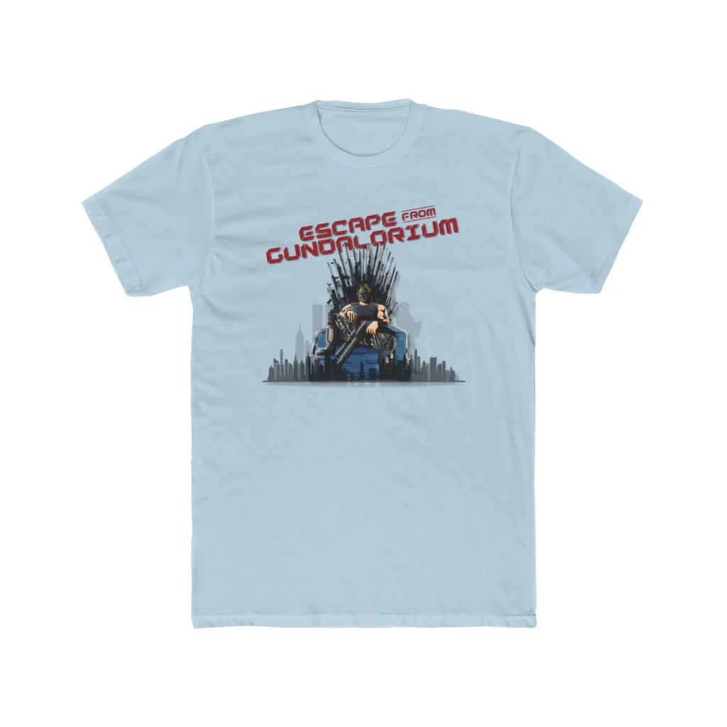 Escape from Gundalorium Premium Men's Cotton Crew Tee
