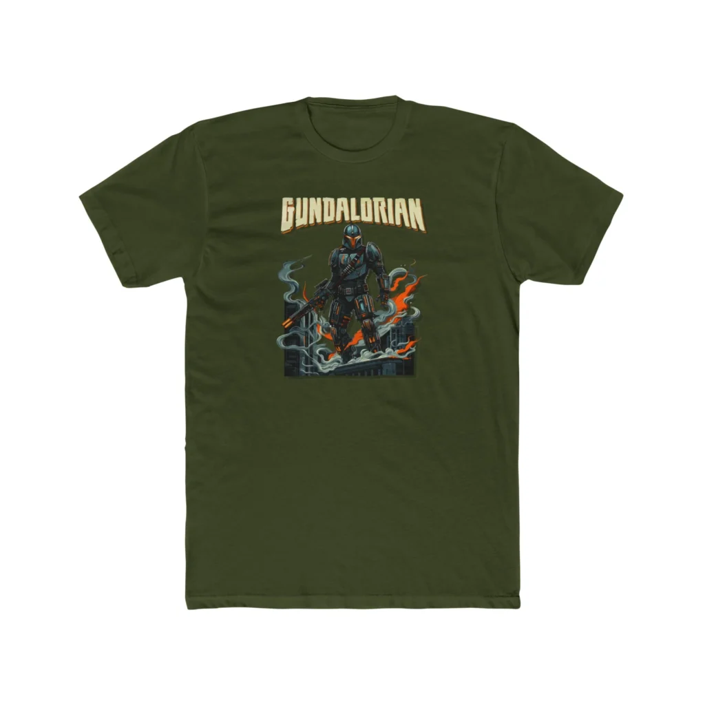 Mechalorian Siege Premium Men's Cotton Crew Tee
