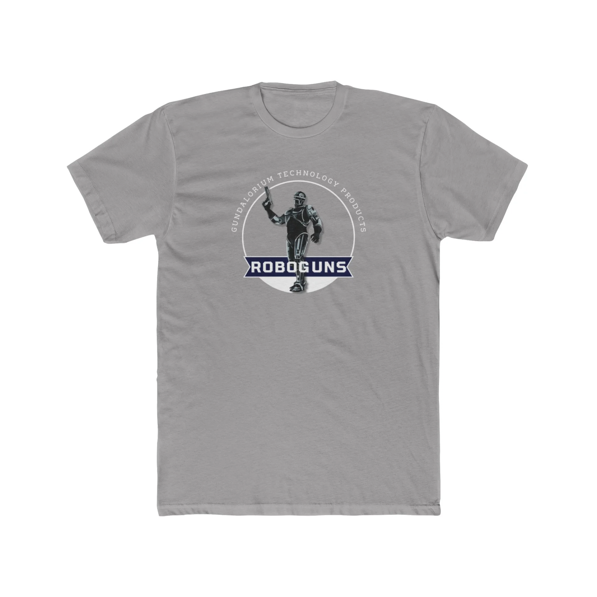 Roboguns Premium Men's Cotton Crew Tee - Image 3