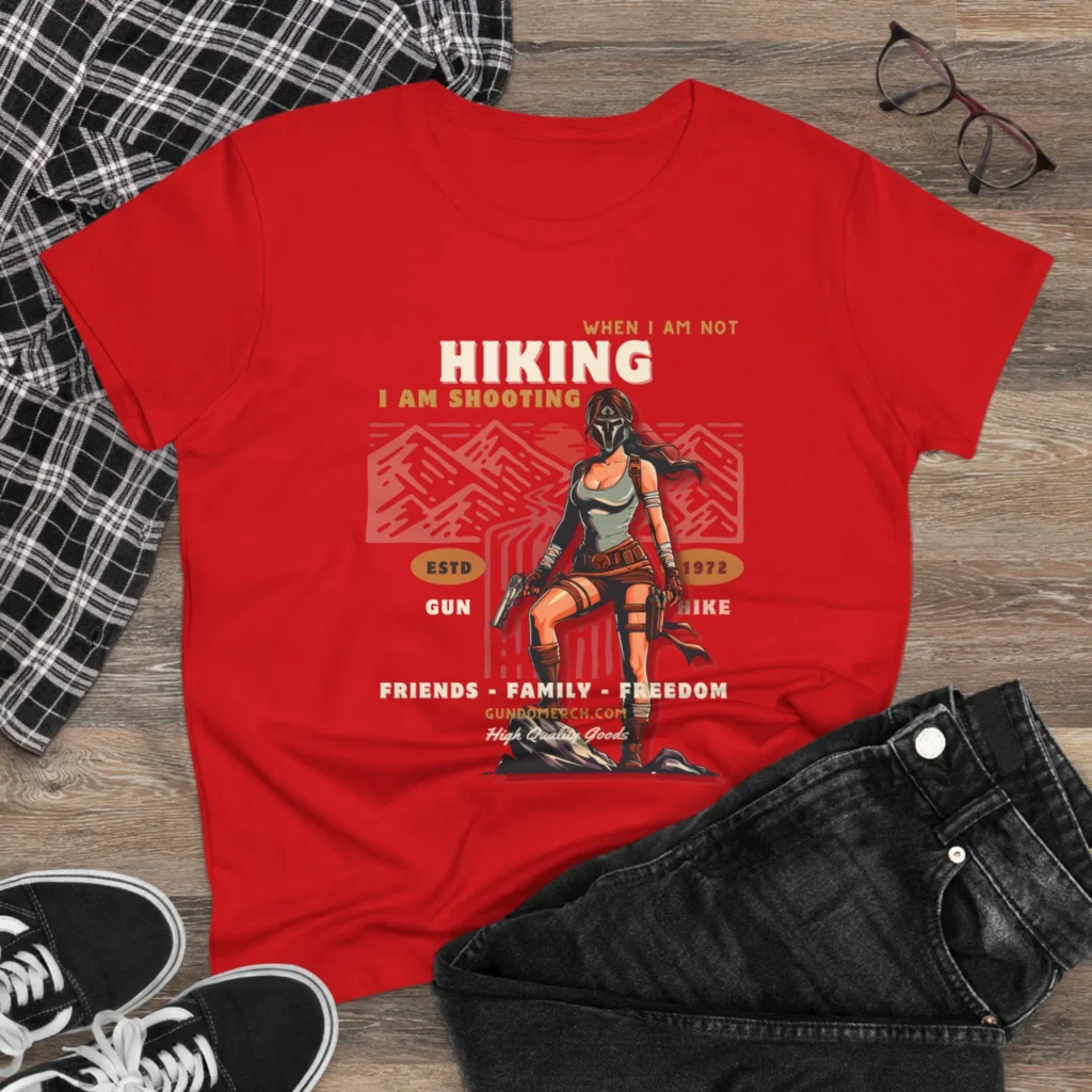 When I am not hiking... Women's Midweight Cotton Tee