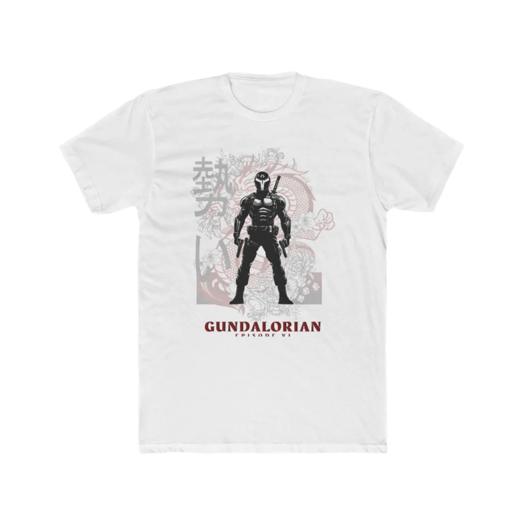 Gundalorian Dragon Premium Men's Cotton Crew Tee