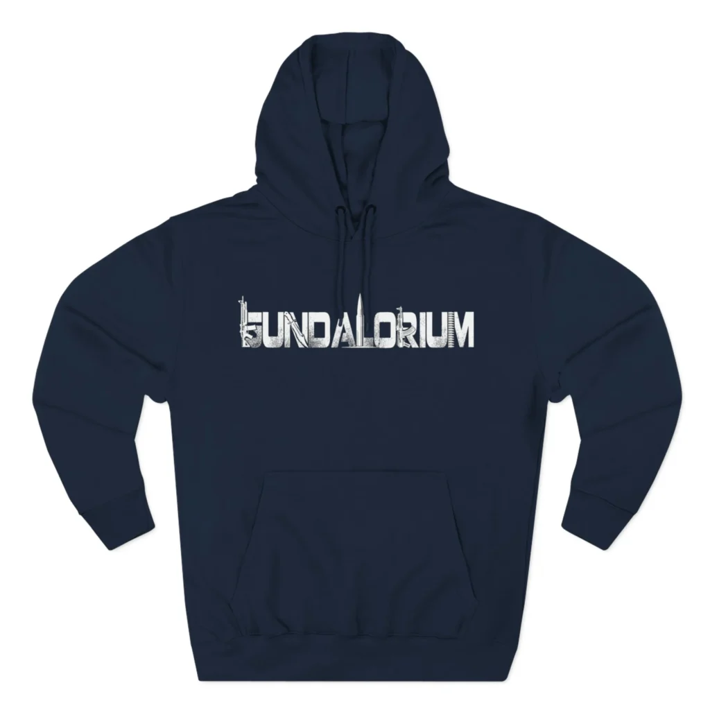 Gundalorium QR Three-Panel Fleece Hoodie