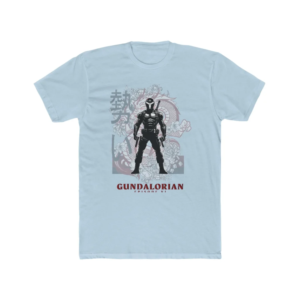 Gundalorian Dragon Premium Men's Cotton Crew Tee
