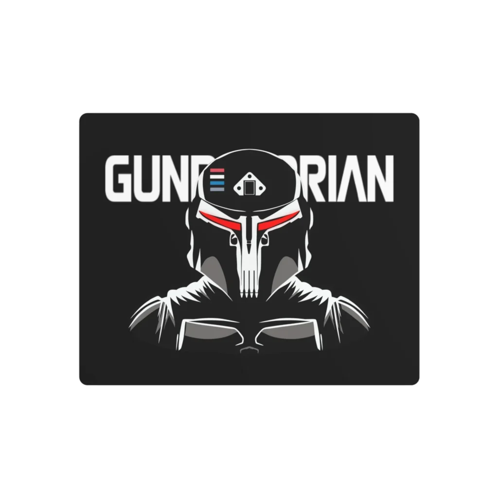 Gundalorian Black Metal Art Sign - Evil Red