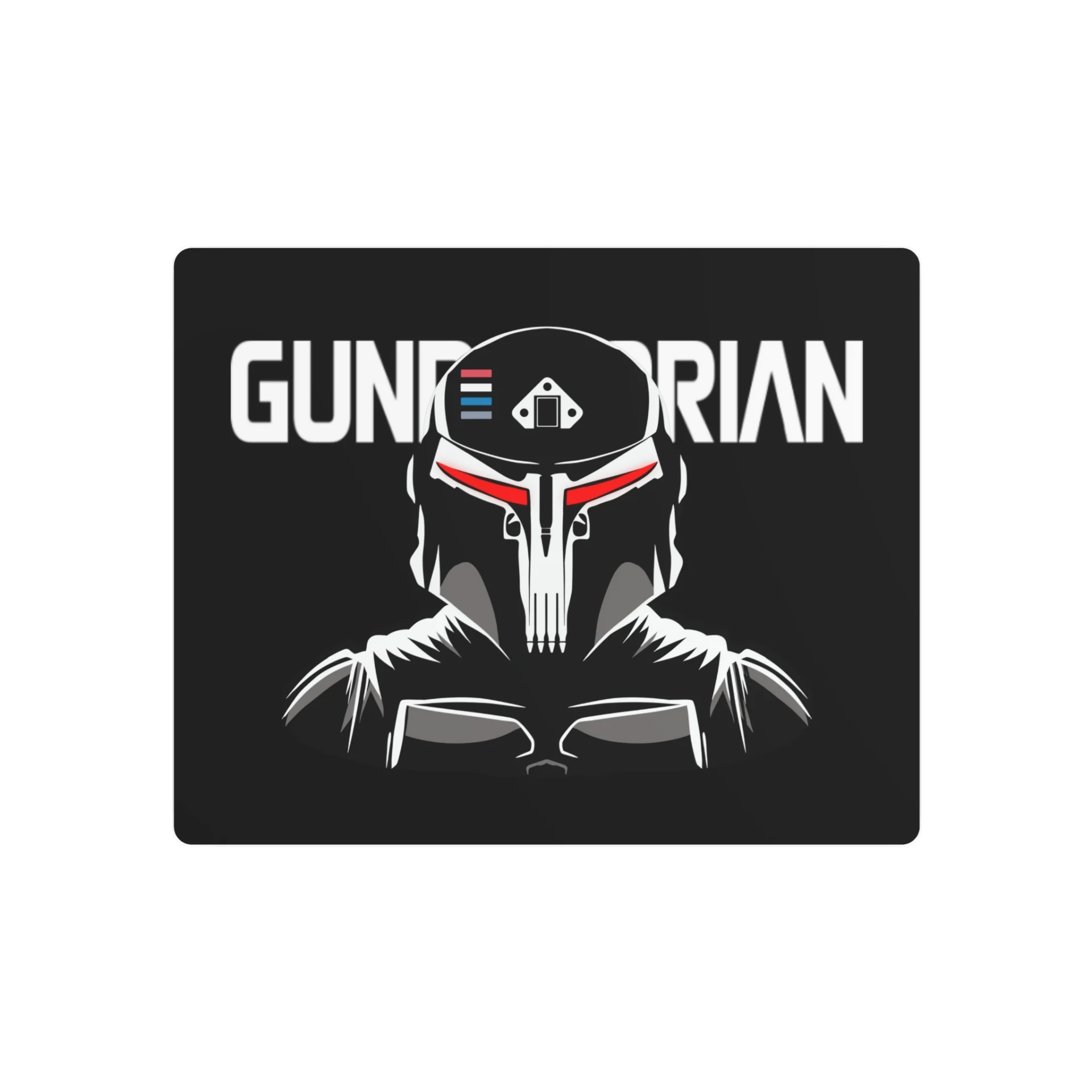 Gundalorian Black Metal Art Sign - Evil Red - Image 5