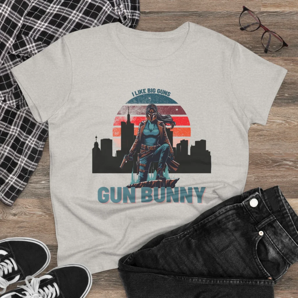 Gun Bunny Women's Midweight Cotton Tee