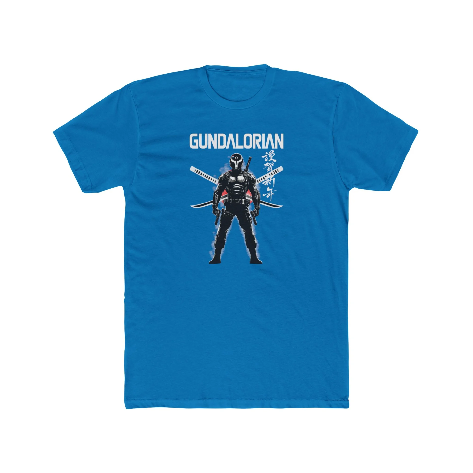 Swords Out Premium Men's Cotton Crew Tee - Image 19