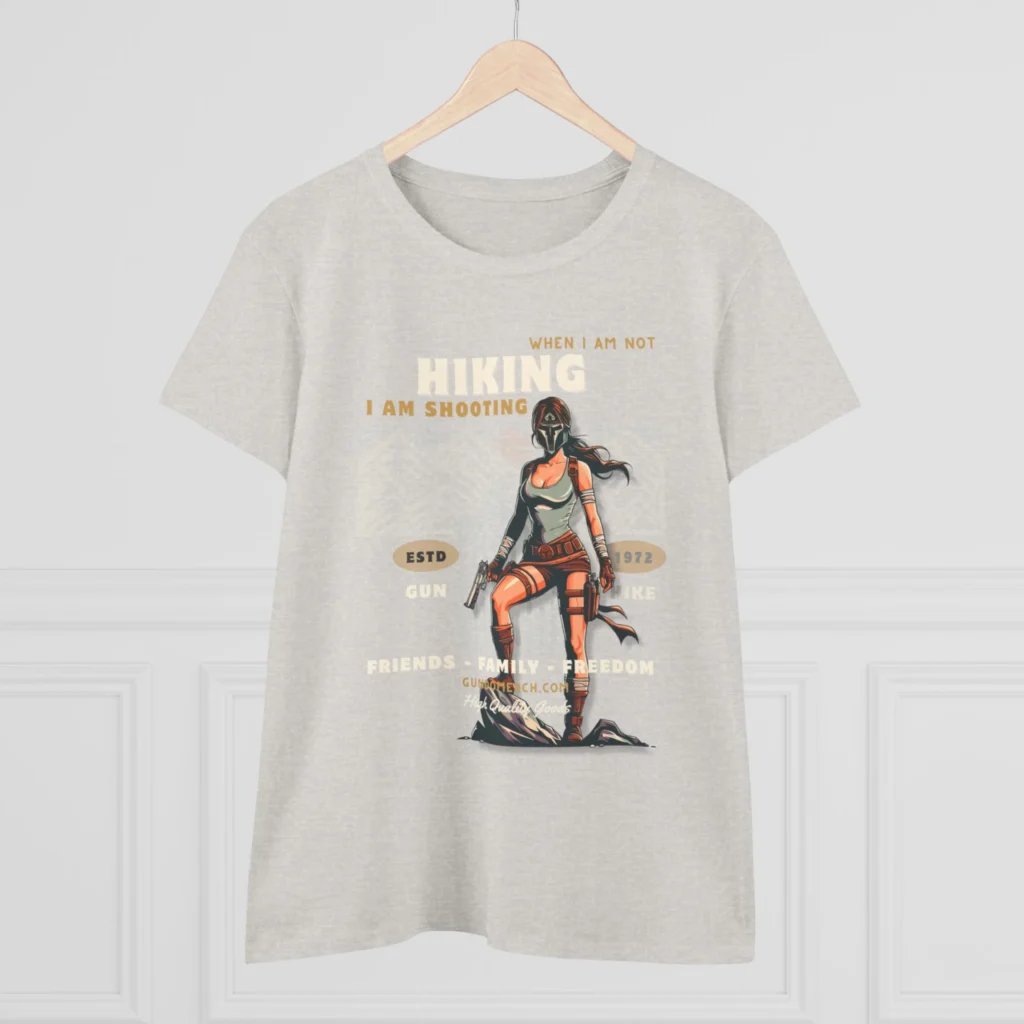 When I am not hiking... Women's Midweight Cotton Tee