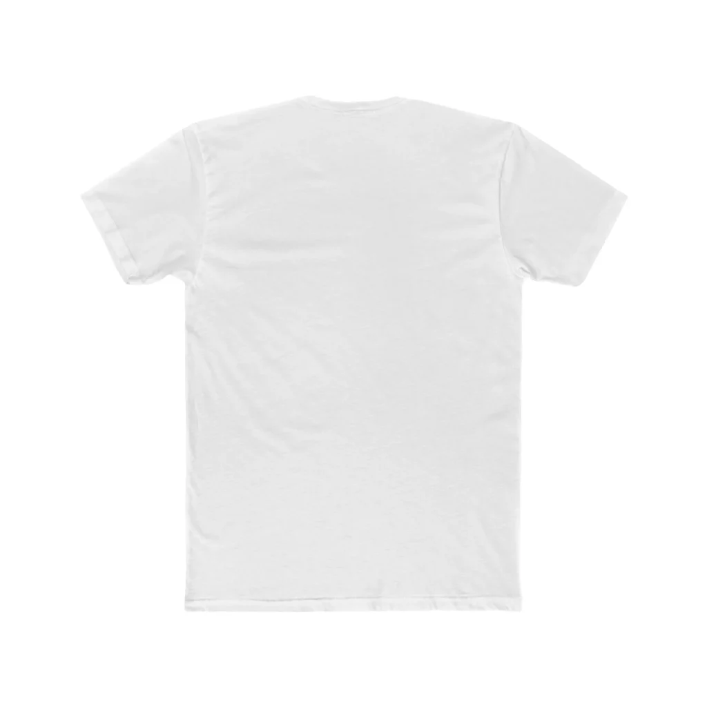 Gundalorian B/W Flag Two Premium Men's Cotton Crew Tee