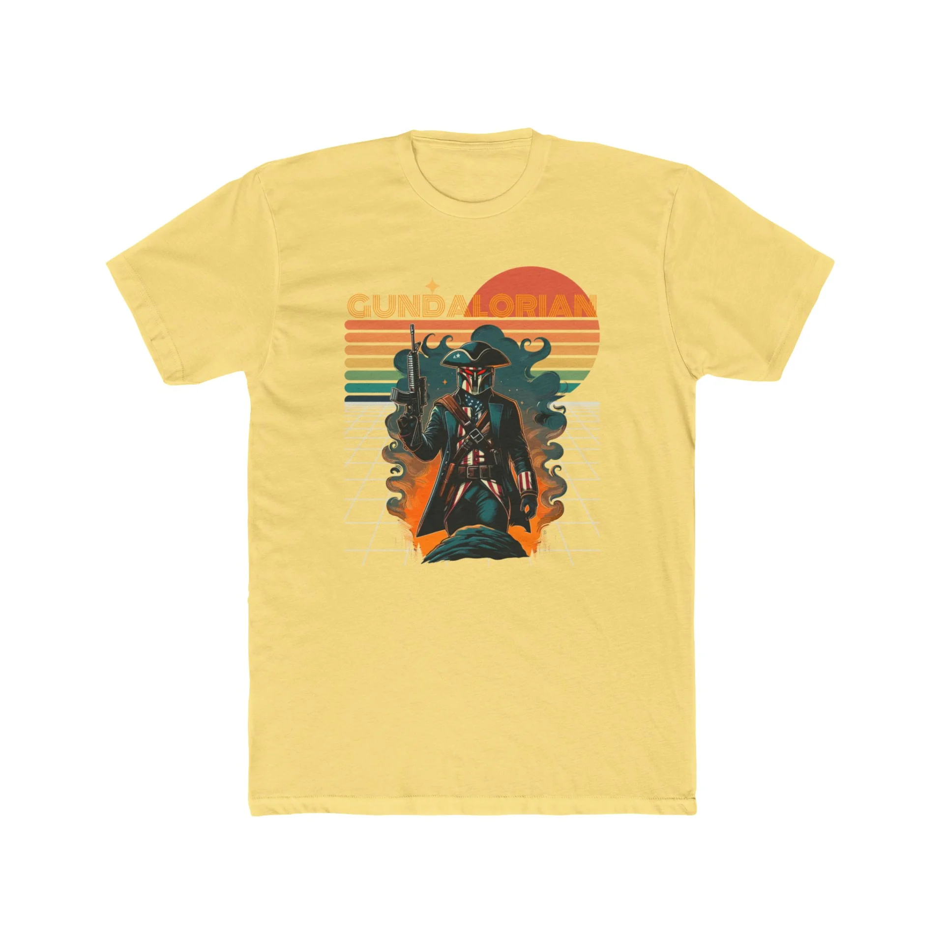 Patriot Retro Premium Men's Cotton Crew Tee - Image 13