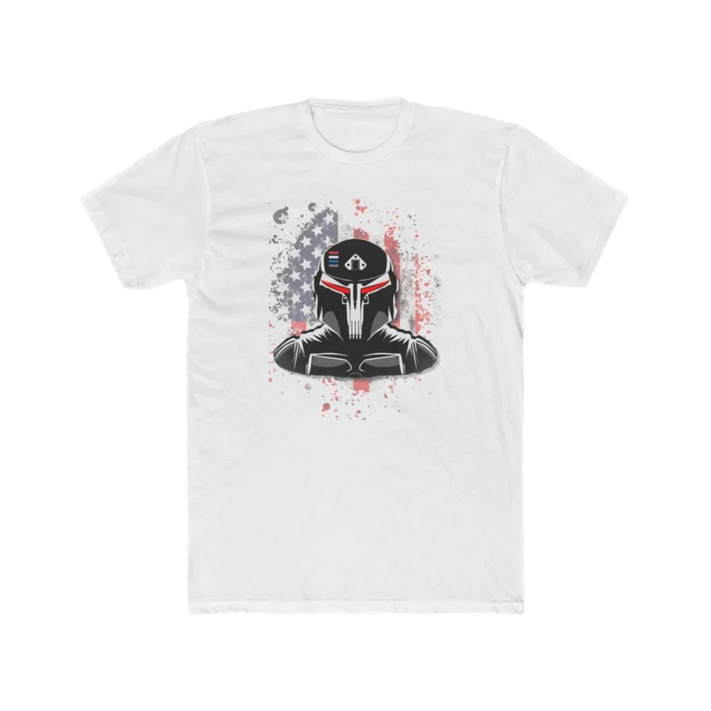 Gundalorian Flag One.1 Premium Men's Cotton Crew Tee