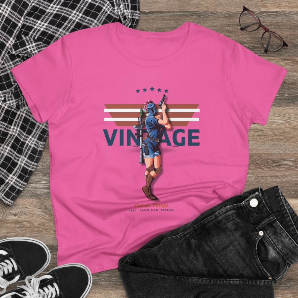 Rosie Vintage Women's Midweight Cotton Tee