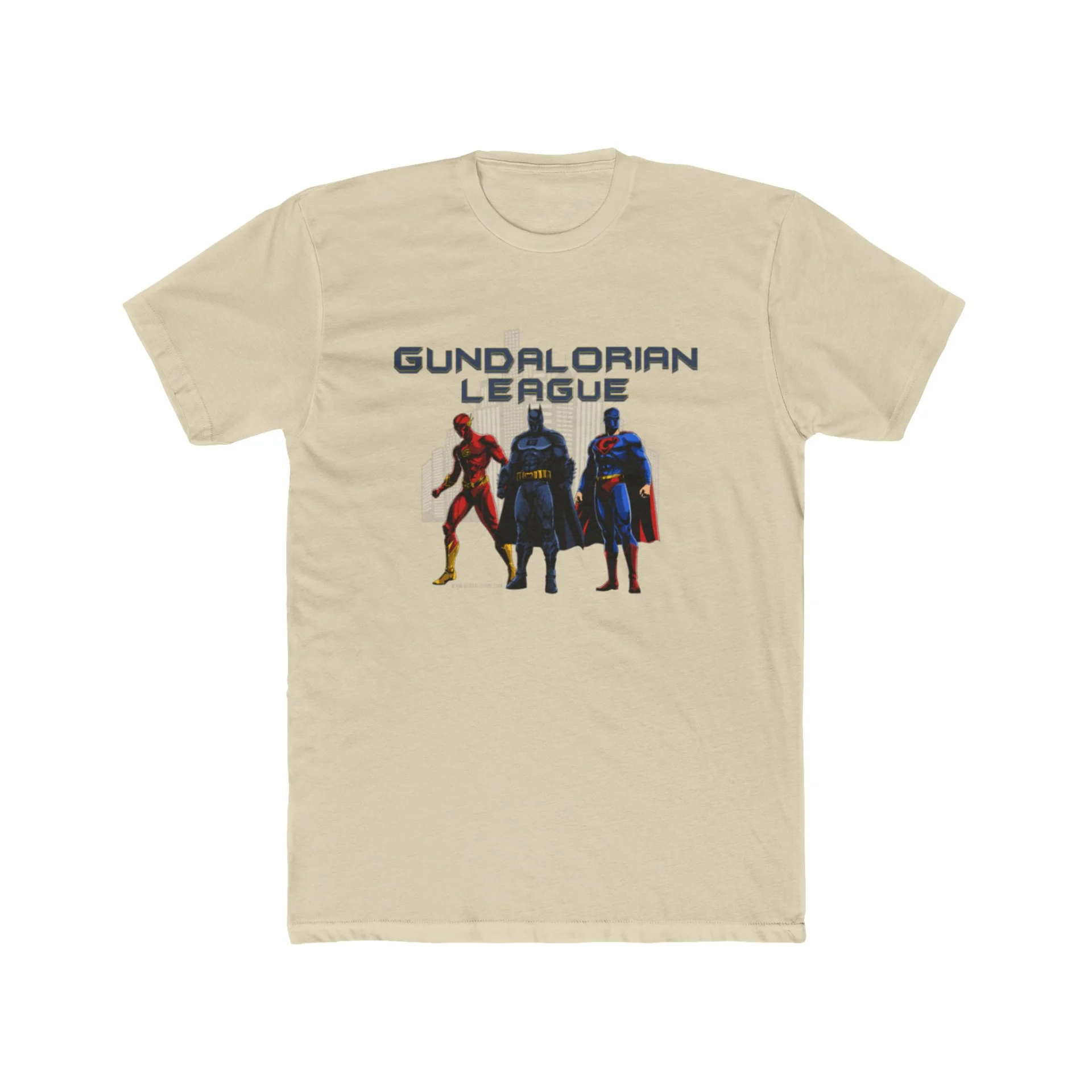 Gundalorian League Premium Men's Cotton Crew Tee - Image 7