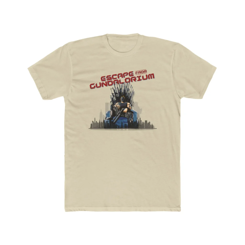 Escape from Gundalorium Premium Men's Cotton Crew Tee